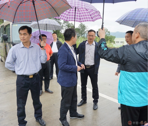 清远市副市长,公安局长贝冰带队督查黄花河水库防汛情况