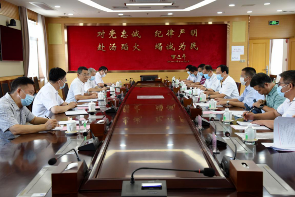 省应急管理厅厅长王中丙会见清远市委常委、常务副市长吕成蹊及佛冈县党政领导一行