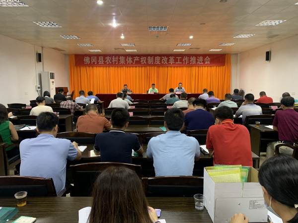 佛冈召开农村集体产权制度改革工作推进会