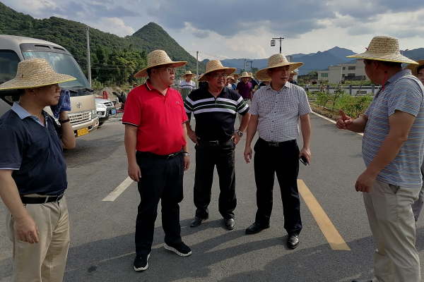 佛冈考察团到阳山县参观考察美丽乡村建设工作