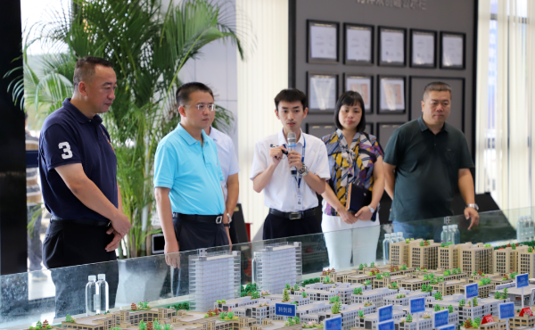 蔡旭东到广佛（佛冈）产业园调研园区规划建设和工程建设进展情况