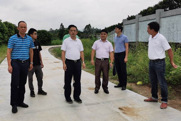 县委副书记、县长蔡旭东到汤塘、龙山镇检查督导“四好农村路”建设工作