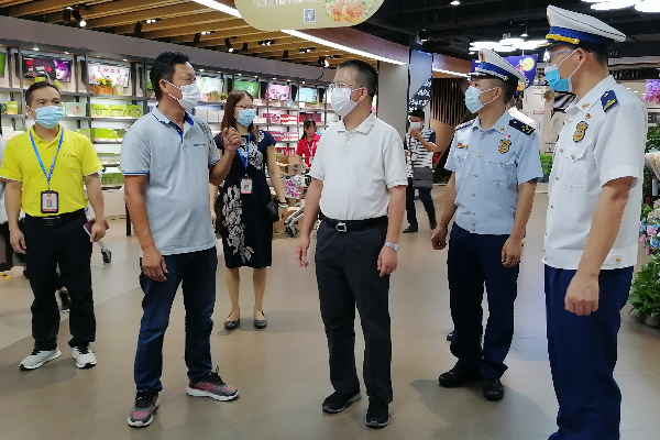 县委副书记、县长蔡旭东率检查组开展国庆、中秋节前安全生产检查
