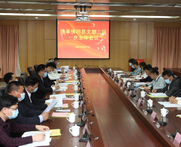 民革佛冈县支部第二届第一次全体会议召开
