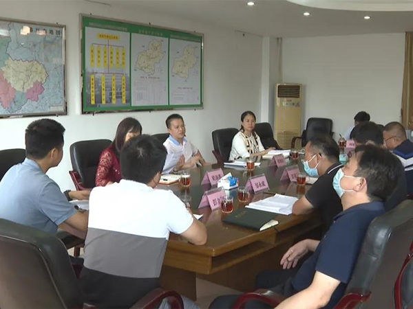 县委副书记、县长蔡旭东率队到县交通运输局调研指导道路交通工作