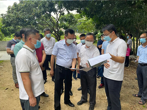 副市长雷玉春率队到汤塘四九海坣村调研指导农村“三块地”改革试点工作