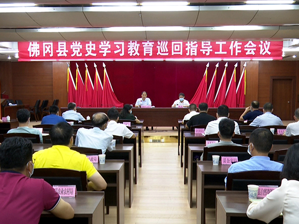 佛冈县党史学习教育巡回指导工作会议召开