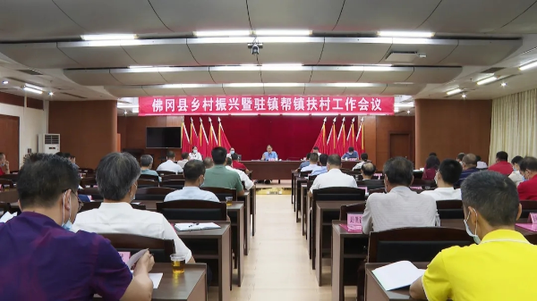 佛冈县乡村振兴暨驻镇帮镇扶村工作会议召开