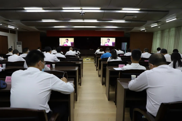 佛冈组织收听收看中央第四生态环境保护督查组督察广东省工作动员电视电话会议