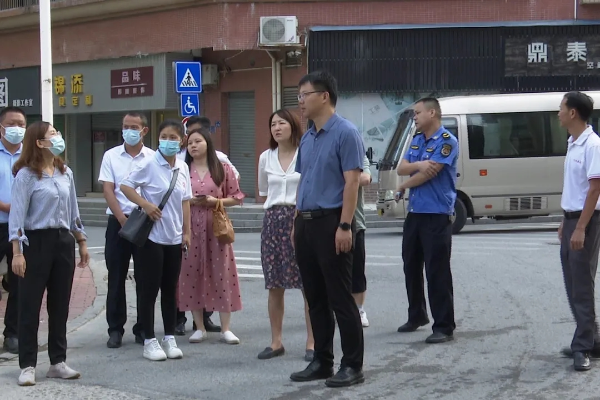 县委副书记潘浩率队督导佛冈创建全国县级文明城市工作