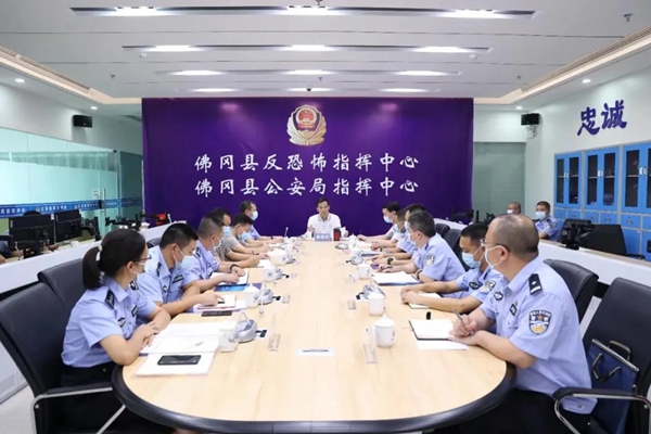 县委书记潘国标率队到县公安局调研国庆假期安保维稳工作