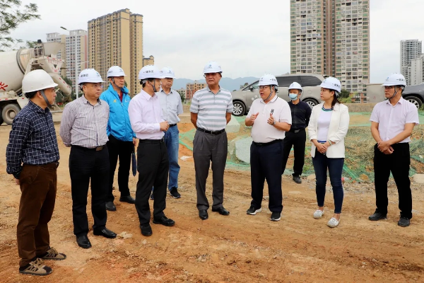 市政协主席梁志强率队到佛冈检查指导省运会体育馆建设情况及相关筹备工作