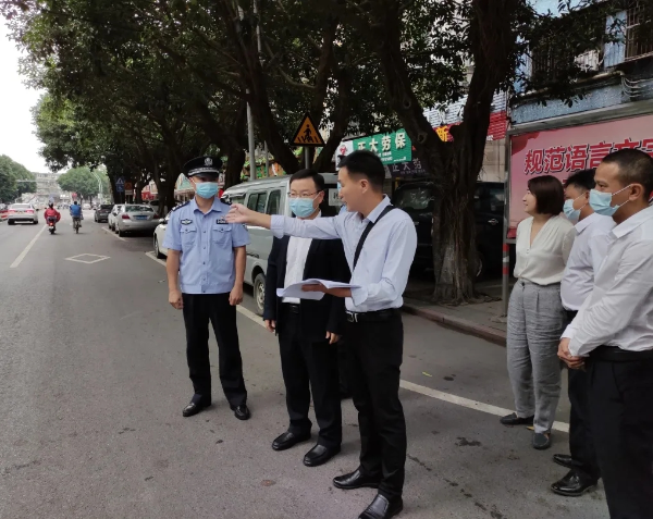 县委副书记、县长江红平率队督导检查佛冈创建全国县级文明城市工作