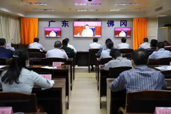 佛冈组织收听收看全市深入推进突出毒品问题整治工作电视电话会议