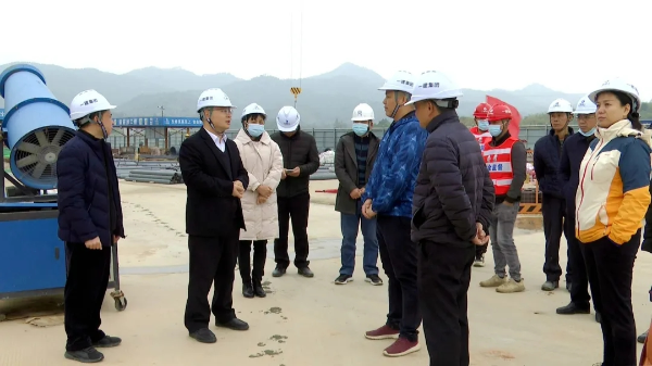 县委副书记、县长江红平率队调研佛冈重点项目建设情况