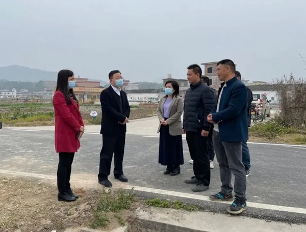 县委副书记、县长江红平率队到水头镇调研城乡融合发展工作