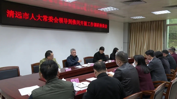 市人大常委会副主任刘汉球到佛冈调研