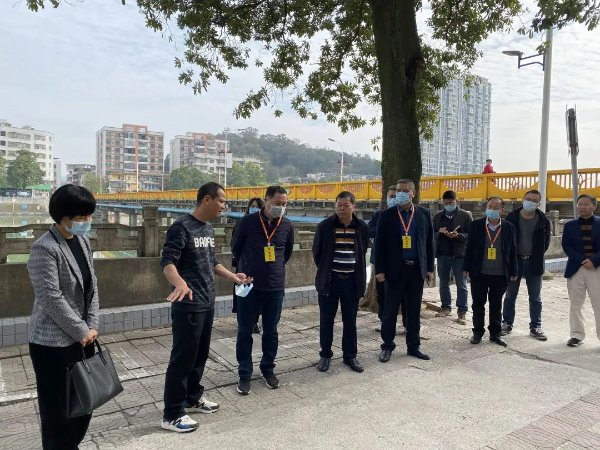 佛冈征求人大代表政协委员对潖江河南岸景观提升工程的意见建议