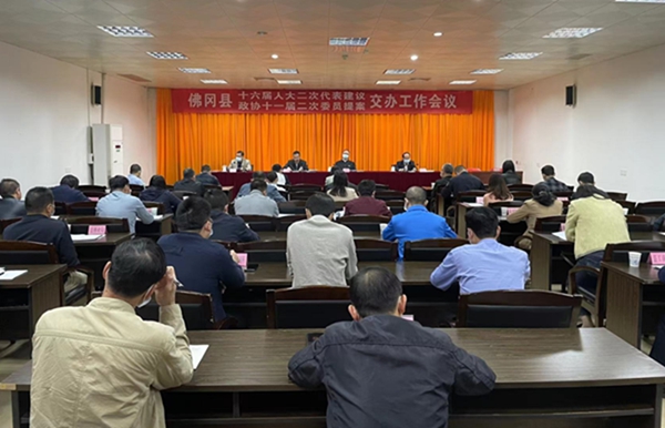 佛冈召开县十六届人大二次会议代表建议和政协十一届二次会议委员提案交办会议