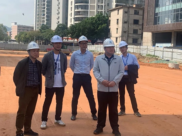 县政协主席袁卫国到龙凤新区建设工程项目施工现场督导检查重点项目建设情况