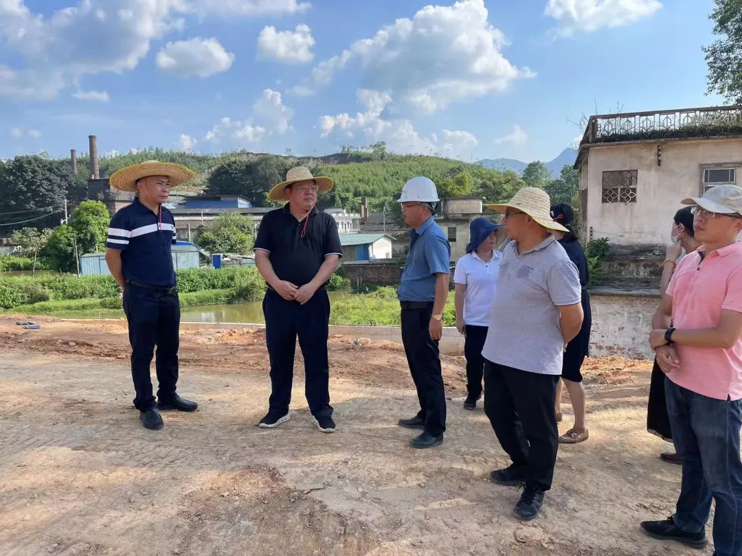 县政协主席袁卫国率队到水头镇部分重点项目建设现场，检查督导项目建设、安全生产、疫情防控等工作