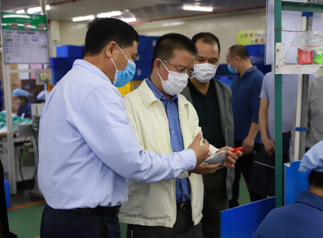 蔡旭东到汤塘镇调研指导企业疫情防控和复工复产工作