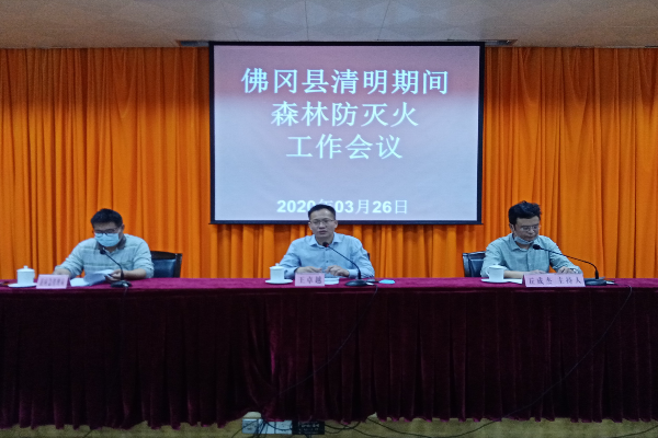佛冈召开全县清明森林防火工作会议