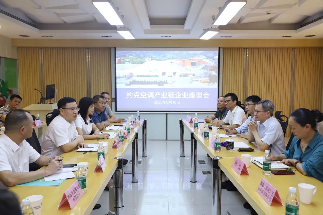 县委副书记、县长江红平率队到龙山镇调研空调制冷产业发展情况