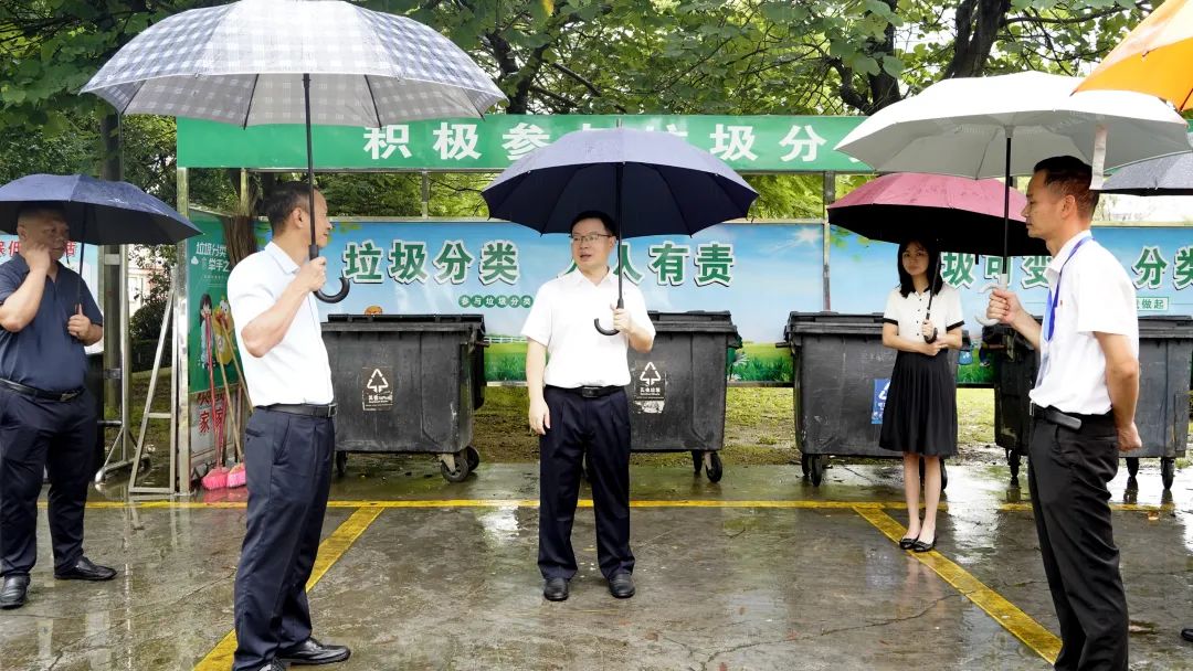 江红平率队调研指导佛冈垃圾分类和县城雨污分流项目建设工作