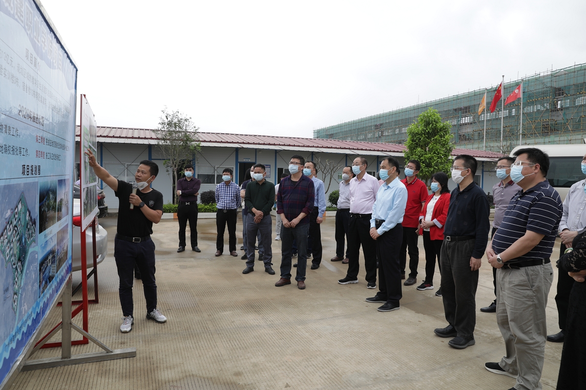 县委书记董和平，县委副书记、县长蔡旭东率调研组实地调研我县重点项目建设情况