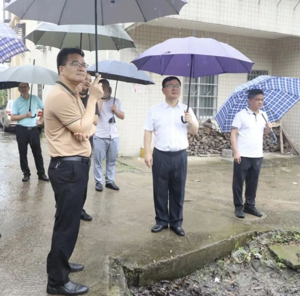 县委副书记、县长江红平率队到国道G106线县城段-水头路口督导检查主要公路路域环境综合整治工作