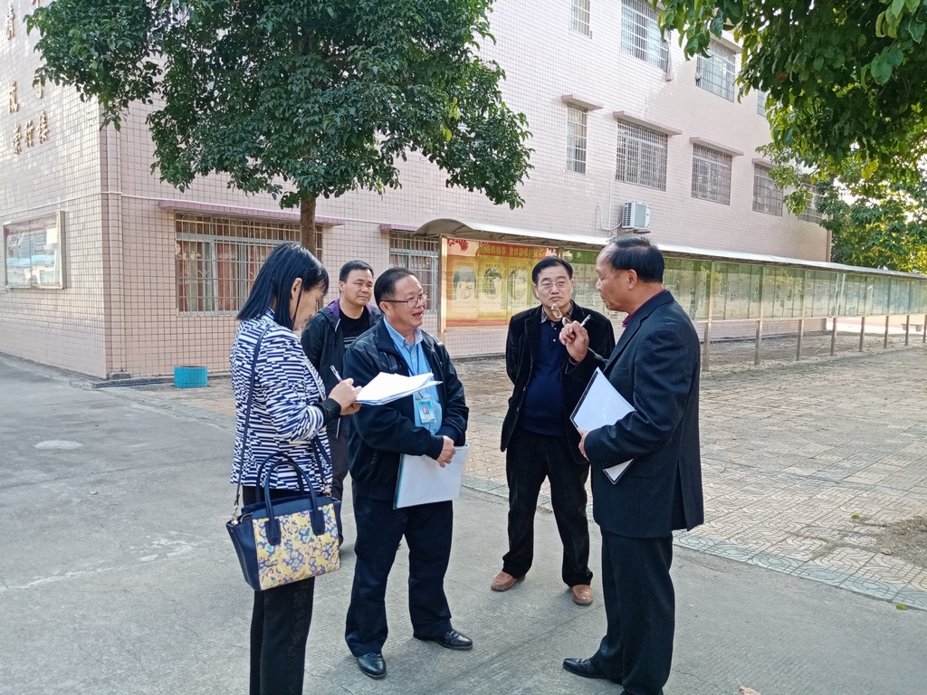 市政府教育督导室对我县水头等三个镇进行教育强镇复评