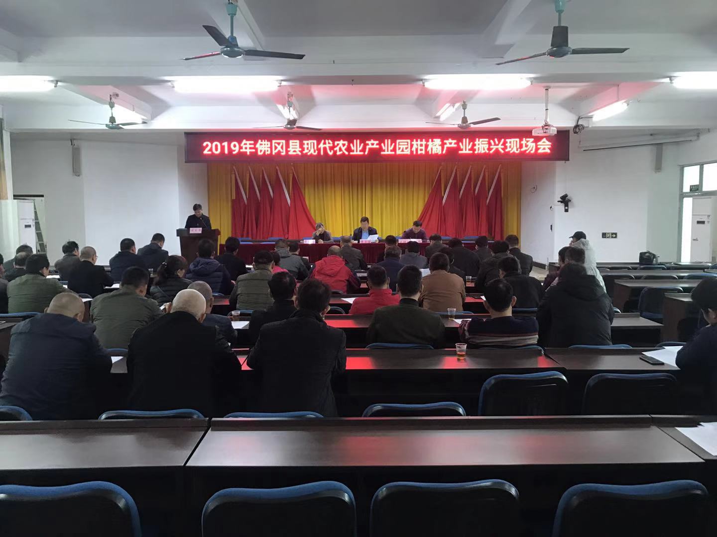 我县召开现代农业产业园柑橘产业振兴现场会