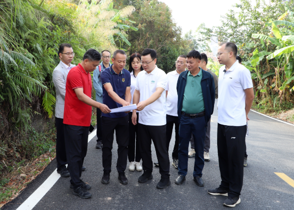 县委副书记、县长江红平率队到县城北山公园调研北山环境整治有关情况
