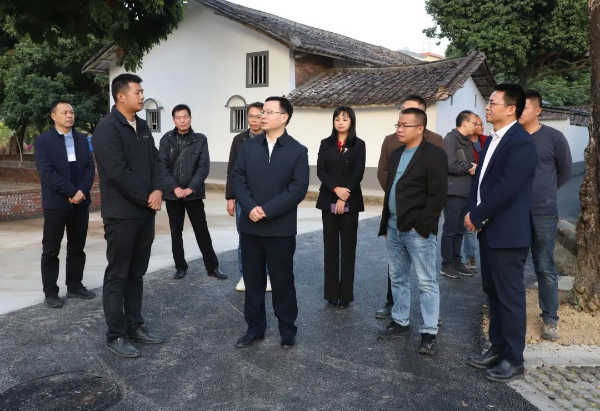 县委副书记、县长江红平率队到龙山镇督导检查森林防灭火及典型村培育工作
