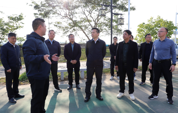 县委书记潘国标率队到水头镇调研“百千万工程”典型镇建设工作
