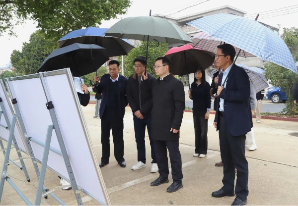 县委副书记、县长江红平率队到汤塘镇调研“百千万工程”典型村培育建设工作