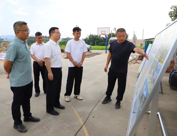 县委副书记、县长江红平率队到水头镇调研“百千万工程”典型村建设推进情况