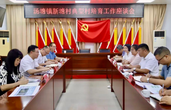 县委副书记、县长江红平率队到汤塘镇，调研河湖保护、典型村培育、路域环境整治等工作