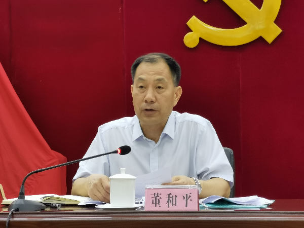 县委书记董和平作强调