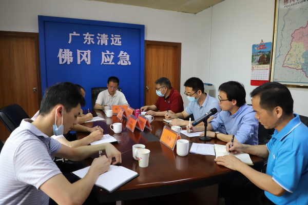 县委副书记、县长蔡旭东召开强降雨防御工作调度会议