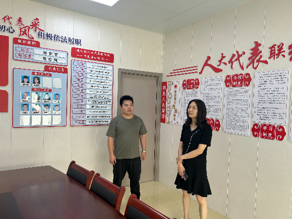 图1：黄丽调研迳头村人大代表联络站建设.jpg